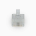 RJ45-Connector | RJ45 Pass Through | Solid UTP CAT5 | Recht | Verguld | 10 Stuks | PVC | Transparant | Doos
