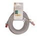 CAT6 Netwerkkabel | RJ45 Male | RJ45 Male | U/UTP | 10.0 m | Rond | PVC | Grijs | Label