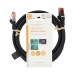 CAT6 Netwerkkabel | RJ45 Male | RJ45 Male | S/FTP | 2.00 m | Rond | LSZH | Zwart | Label