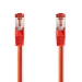 CCGL85221RD025 CAT6 Netwerkkabel | RJ45 Male | RJ45 Male | S/FTP | 0.25 m | Rond | LSZH | Rood | Label