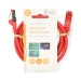 CAT6 Netwerkkabel | RJ45 Male | RJ45 Male | S/FTP | 1.00 m | Rond | LSZH | Rood | Label