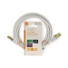 CAT7 Netwerkkabel | S/FTP | RJ45 Male | RJ45 Male | 3.00 m | Snagless | Rond | LSZH | Wit | Label