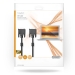 DVI-Kabel | DVI-D 24+1-Pins Male | DVI-D 24+1-Pins Male | 2560x1600 | Vernikkeld | 3.00 m | Recht | PVC | Zwart | Envelop