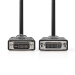 CCGP32055BK20 DVI-Kabel | DVI-I 24+5-Pin Male | DVI-I 24+5-Pins Female | 2560x1600 | Vernikkeld | 2.00 m | PVC | Zwart | Polybag