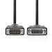 DVI-Kabel | DVI-I 24+5-Pin Male | DVI-I 24+5-Pins Female | 2560x1600 | Vernikkeld | 2.00 m | PVC | Zwart | Polybag