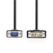 CCGP32100BK20 DVI-Kabel | DVI-A 12+5-Pin Male | VGA Male | 1024x768 | Vernikkeld | 2.00 m | Recht | PVC | Zwart | Polybag
