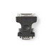 VGA-Adapter | VGA Male | DVI-I 24+5-Pins Female | Vernikkeld | Recht | ABS / Metaal | Zwart | Envelop