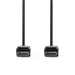 CCGP37014BK30 DisplayPort-Kabel | DisplayPort Male | DisplayPort Male | 8K@60Hz | Vernikkeld | 3.00 m | Rond | PVC | Zwart | Polybag