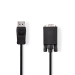 CCGP37301BK20 VGA-Kabel | DisplayPort Male | VGA Male | Vernikkeld | Maximale resolutie: 1080p | 2.00 m | Rond | PVC | Zwart | Envelop