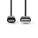 CCGP39300BK20 Sync en laad-kabel | Apple Lightning 8-Pins Male - USB-A Male | 2,0 m | Zwart