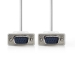 CCGP52000IV20 Seriële Kabel | D-SUB 9-Pins Male | D-SUB 9-Pins Male | Vernikkeld | 2.00 m | Rond | PVC | Ivoor | Polybag