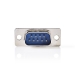 CCGP52800ME D-Sub-Chassisdeel | D-SUB 9-Pins Male | Zilver | Envelop