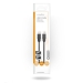 USB-Kabel | USB 2.0 | USB-A Male | USB-A Male | 480 Mbps | Vernikkeld | 1.00 m | Plat | PVC | Zwart | Polybag