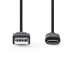USB 3.1-Kabel (Gen2) | Type-C™ Male - A Male | 1,0 m | Zwart