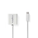 USB-Adapter | USB 3.1 | USB Type-C™ Male | HDMI™ Output | 0.20 m | Rond | Vernikkeld | PVC | Wit | Polybag