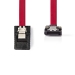 CCGP73155RD05 SATA Kabel | 3 Gbps | SATA 7-Pins Female | SATA 7-Pins Female | Vernikkeld | 0.50 m | Plat | PVC | Rood | Envelop