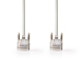 CCGP85100GY30 CAT5e Netwerkkabel | U/UTP | RJ45 Male | RJ45 Male | 3.00 m | Rond | PVC | Grijs | Polybag
