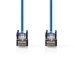 CAT5e Netwerkkabel | SF/UTP | RJ45 Male | RJ45 Male | 0.30 m | Rond | PVC | Blauw | Polybag