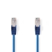 CAT5e Netwerkkabel | SF/UTP | RJ45 Male | RJ45 Male | 15.0 m | Rond | PVC | Blauw | Polybag