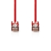 CAT5e Netwerkkabel | SF/UTP | RJ45 Male | RJ45 Male | 10.0 m | Rond | PVC | Rood | Polybag