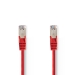 CAT5e Netwerkkabel | SF/UTP | RJ45 Male | RJ45 Male | 5.00 m | Rond | PVC | Rood | Polybag