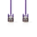 CCGP85121VT15 CAT5e-Kabel | SF/UTP | RJ45 Male | RJ45 Male | 1.50 m | Rond | PVC | Violet | Polybag