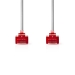 CCGP85215WT20 CAT6-kabel | RJ45 Male | RJ45 Male | U/UTP | 2.00 m | Snagless | Plat | PVC | Wit | Polybag