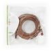 CAT6 Netwerkkabel | RJ45 Male | RJ45 Male | S/FTP | 7.50 m | Rond | LSZH | Bruin | Polybag