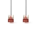 CCGP85221GY025 CAT6-kabel | RJ45 Male | RJ45 Male | S/FTP | 0.25 m | Rond | LSZH | Grijs | Polybag