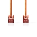 CAT6 Netwerkkabel | RJ45 Male | RJ45 Male | S/FTP | 2.00 m | Rond | LSZH | Oranje | Polybag