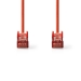 CCGP85221RD10 CAT6-kabel | RJ45 Male | RJ45 Male | S/FTP | 1.00 m | Rond | LSZH | Rood | Polybag