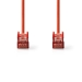 CCGP85221RD100 CAT6-kabel | RJ45 Male | RJ45 Male | S/FTP | 10.0 m | Rond | LSZH | Rood | Polybag