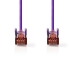 CCGP85221VT025 CAT6-kabel | RJ45 Male | RJ45 Male | S/FTP | 0.25 m | Rond | LSZH | Violet | Envelop