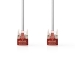 CCGP85221WT015 CAT6-kabel | RJ45 Male | RJ45 Male | S/FTP | 0.15 m | Rond | LSZH | Wit | Polybag