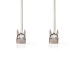 CCGP85227WT150 CAT6-kabel | RJ45 Male | RJ45 Male | SF/UTP | 15.0 m | Rond | LSZH / PVC | Wit | Polybag