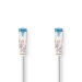 CCGP85330WT100 CAT6a-Kabel | S/FTP | RJ45 Male | RJ45 Male | 10.0 m | Snagless | Rond | LSZH | Wit | Polybag