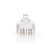 CCGP89304TP RJ45-Connector | Male | Solid UTP CAT6 | Recht | Verguld | 10 Stuks | PVC | Transparant | Envelop