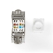 Keystone | CAT6 | RJ45 Female | S/FTP | Metal | Envelope