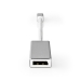 Mini-DisplayPort Male | DisplayPort Female | 21.6 Gbps | Verguld | 0.20m