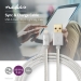 Lightning Kabel | USB 2.0 | Apple Lightning 8-Pins | USB-A Male | 480 Mbps | Verguld | 1.00 m | Rond | Gevlochten / Nylon | Aluminium | Cover Window Box