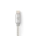 Lightning Kabel | USB 2.0 | Apple Lightning 8-Pins | USB-A Male | 480 Mbps | Verguld | 2.00 m | Rond | Gevlochten / Nylon | Aluminium | Cover Window Box