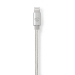 Lightning-Adapter | Apple Lightning 8-Pins | 3,5 mm Male | Verguld | 1.00 m | Rond | Nylon