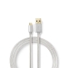 CCTB60500AL20 USB 2.0-Kabel voor Synchroniseren en Opladen | Verguld 2,0 m | USB A Male naar Micro-USB B Male-Kabel | Voor Aansluiten van Smartphones en Mobiele Apparaten