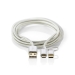CCTB60610AL10 2-in-1-Kabelset voor Synchroniseren, Opladen en AV-Ondersteuning | Adapter Type C | Verguld 1,0 m USB A Male naar USB Micro-B Male-Kabel | Voor Aansluiting van Smartphone en Mobiele Apparaten