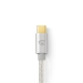 USB 3.0-Kabel voor Synchroniseren, Opladen en AV-Ondersteuning | Verguld 2,0 m | USB C™ Male naar USB C™ Male | Voor Aansluiten van Smartphones en Mobiele Apparaten