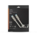 CAT6a netwerkkabel | S/FTP | RJ45 Male | RJ45 Male | 10.0 m | Snagless | Rond | Gevlochten / PVC | Zilver | Cover Window Box