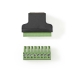 CCTV-Beveiligingsconnector | 8-aderig naar RJ45 Female