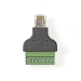 CCTV-Beveiligingsconnector | 8-Aderig naar RJ45 Male