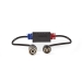 CCTV-Aardlus-Isolator | Female / Male | 75 Ohm | PVC | Zwart