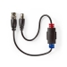 CCTV-Aardlus-Isolator | Female / Male | 75 Ohm | PVC | Zwart